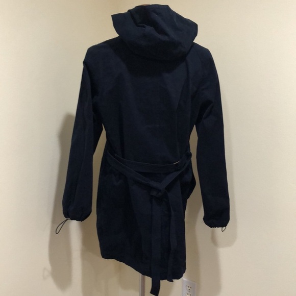 Lafayette 148 New York Jacket Size Medium Navy aBlue Cotton - Picture 6 of 13